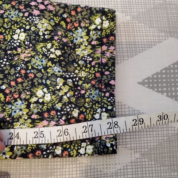 J. Jill 2 Live In Chino Ankle Pants Ditzy floral Tapered‎ leg stretch - Picture 9 of 12